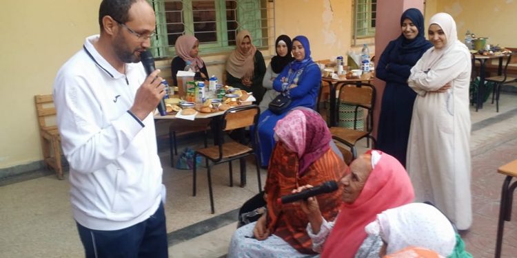 إفطار جماعي على شرف المسنين المقيمين بدار العجزة بمدينة الشماعية