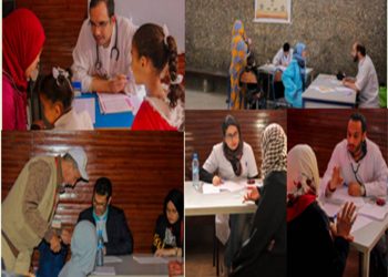 القافلة الطبية بقرية المزيندة